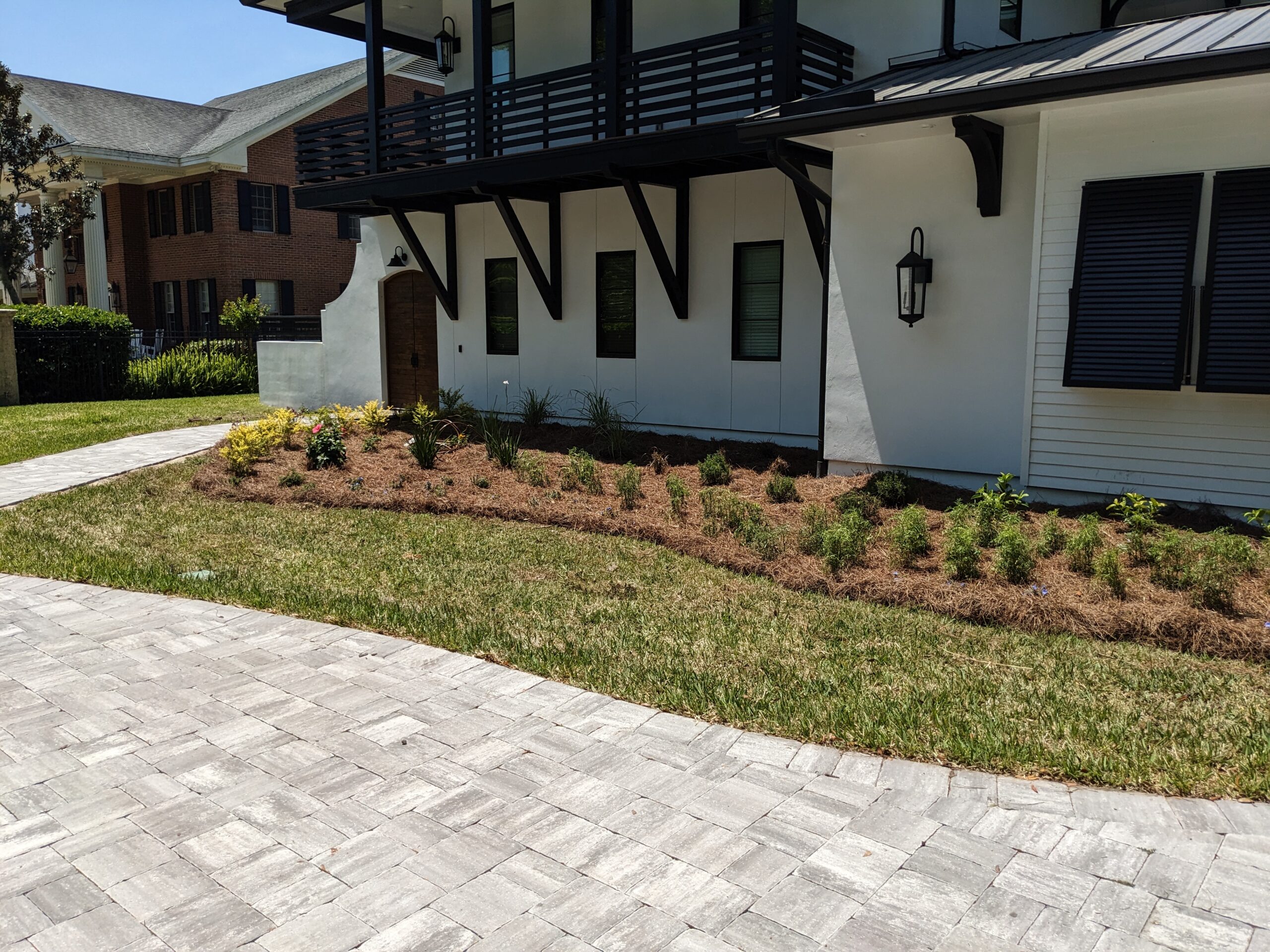 Stone path to the front entrance