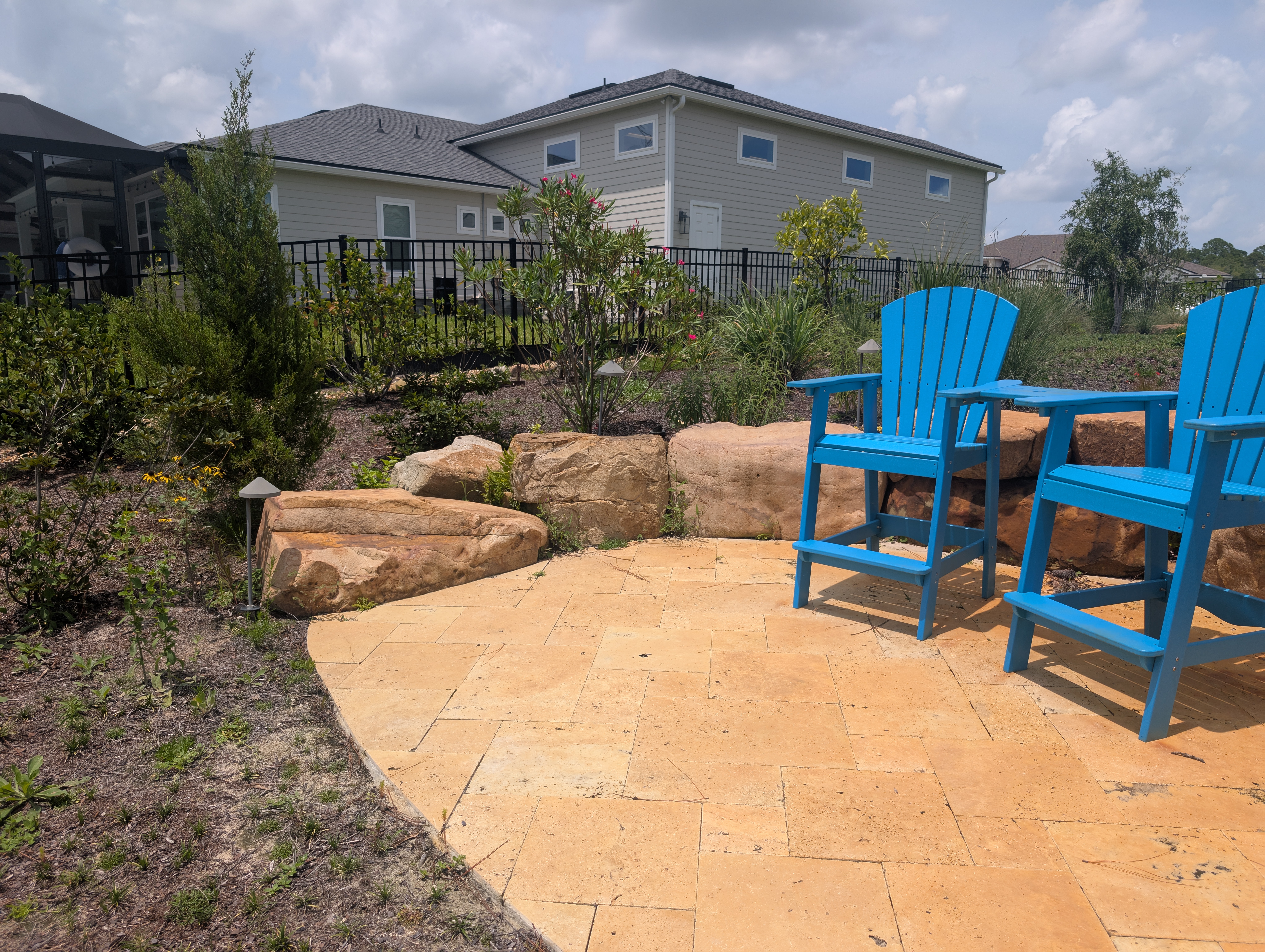Stone path to the front entrance