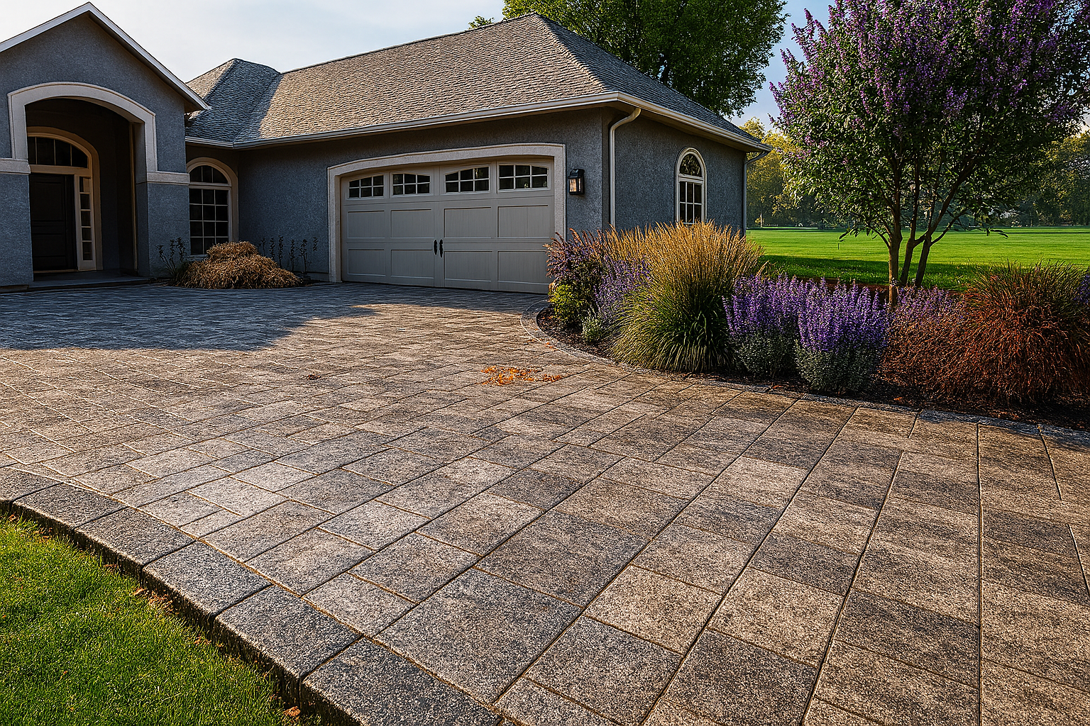 Stone path to the front entrance